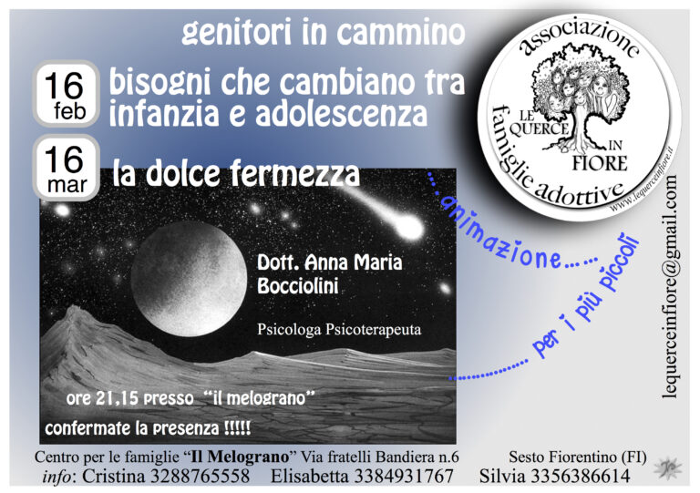 Genitori in cammino, bisogni che cambiano tra infanzia e adolescenza