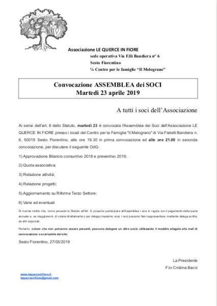 Assemblea dei soci