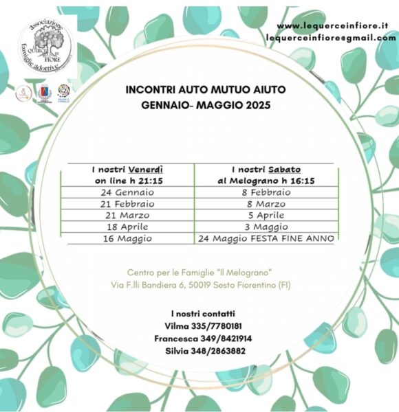 Immagine del calendario eventi 2025