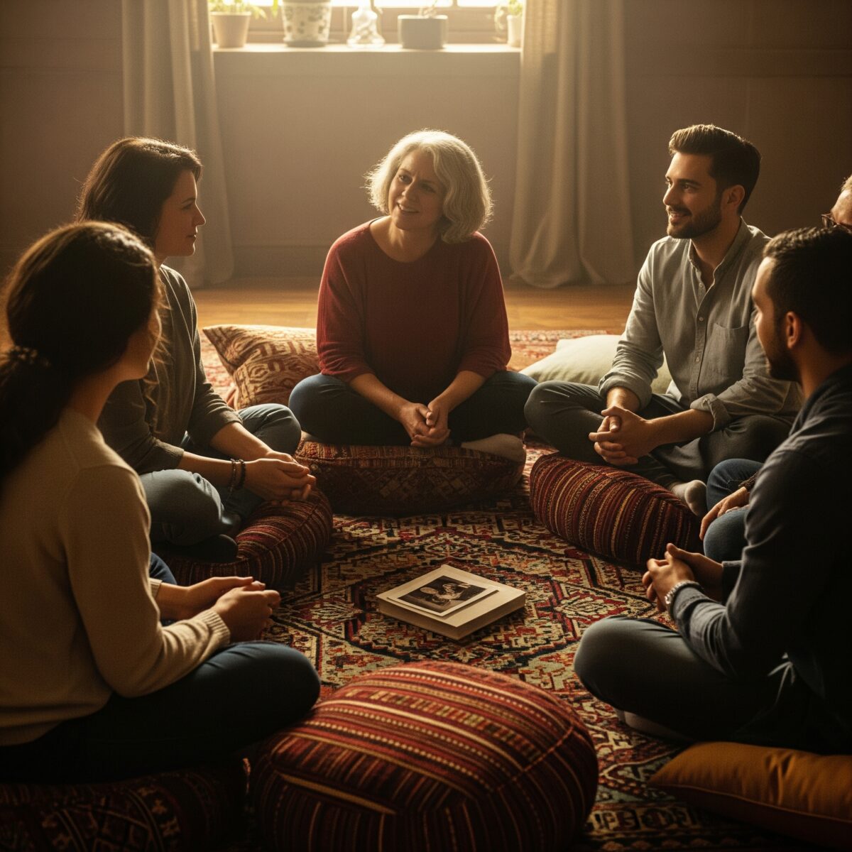 In cerchio ci si sente vicini e protetti